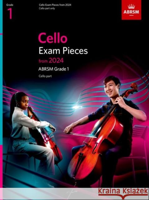 Cello Exam Pieces from 2024, ABRSM Grade 1, Cello Part ABRSM 9781786015655