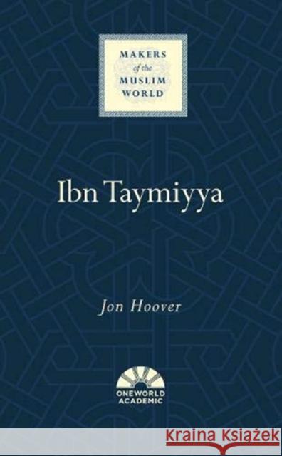 Ibn Taymiyya Jon Hoover 9781786076892