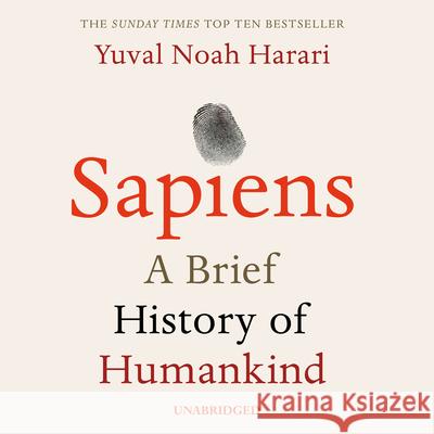 Sapiens: A Brief History of Humankind Harari Yuval Noah 9781786141675 Cornerstone