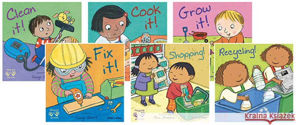 Helping Hands Board Book Set of 6  9781786285300 Child's Play International