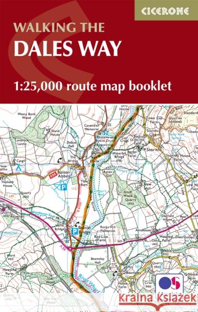 The Dales Way Map Booklet: 1,25:000 route map booklet Terry Marsh 9781786310941