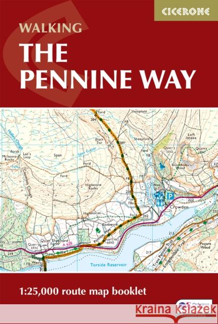 Walking the Pennine Way Map Booklet: 1:25,000 OS Route Mapping Paddy Dillon 9781786311412