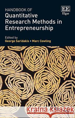 Handbook of Quantitative Research Methods in Entrepreneurship George Saridakis Marc Cowling  9781786430953 Edward Elgar Publishing Ltd