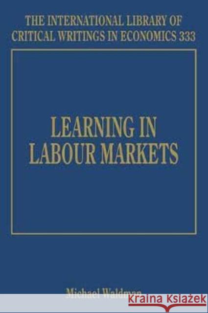 Learning in Labour Markets Michael Waldman   9781786431226