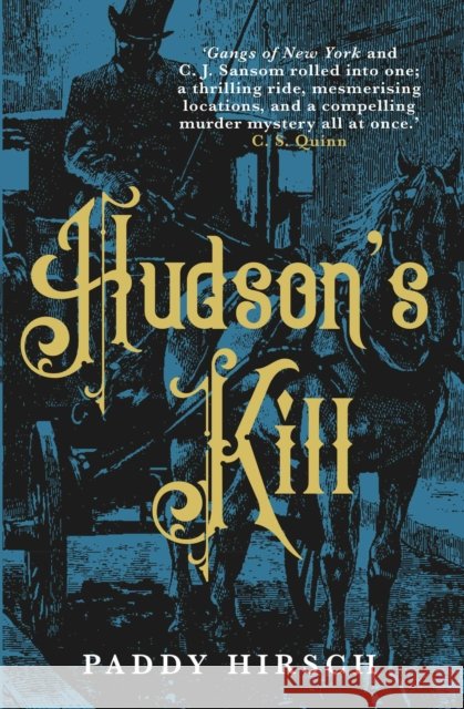 Hudson's Kill Paddy Hirsch 9781786498144
