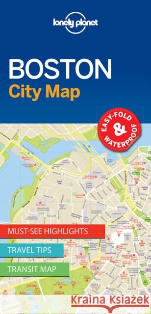 Lonely Planet Boston City Map Lonely Planet 9781786575043 Lonely Planet