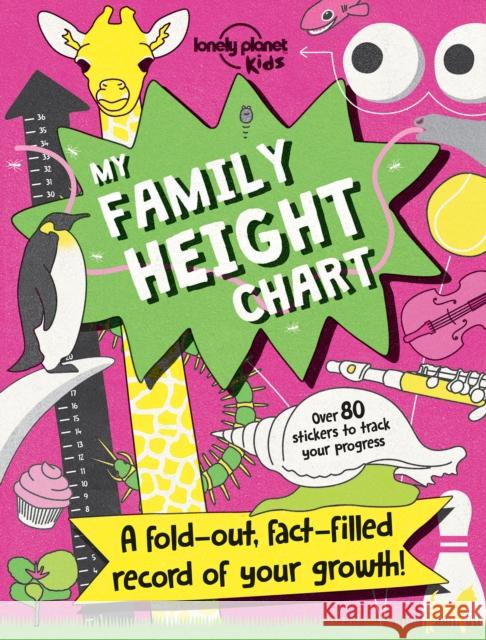 Lonely Planet Kids My Family Height Chart Lonely Planet Kids 9781786576880