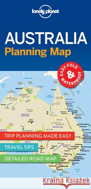 Lonely Planet Australia Planning Map Lonely Planet 9781786579089 Lonely Planet