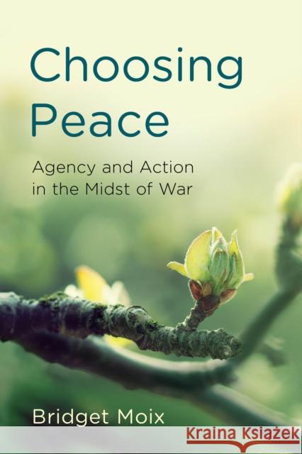 Choosing Peace: Agency and Action in the Midst of War Bridget Moix 9781786609779 Rowman & Littlefield International