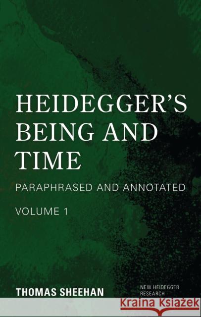 HEIDEGGERS BEING AMP TIMEA NEW  9781786613400 ROWMAN & LITTLEFIELD