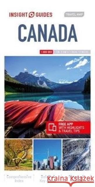 Insight Guides Travel Map Canada Insight Guides 9781786719232 Insight Guides