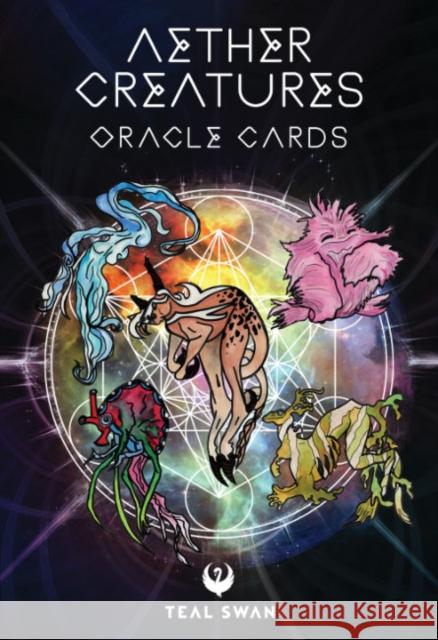 Aether Creatures Oracle Cards Swan, Teal 9781786787064 Watkins Publishing
