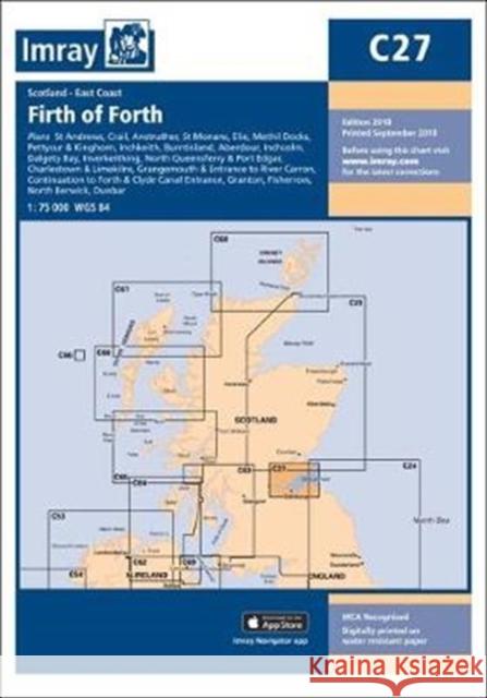 Imray Chart C27: Firth of Forth Imray Imray 9781786790590 Imray, Laurie, Norie & Wilson Ltd