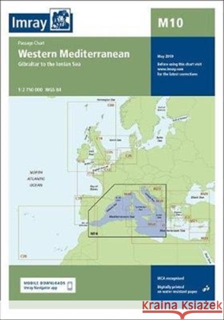 Imray Chart M10: Western Mediterranean Imray 9781786791207