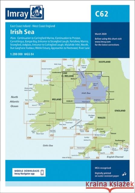 Imray Chart C62: Irish Sea Imray 9781786791917