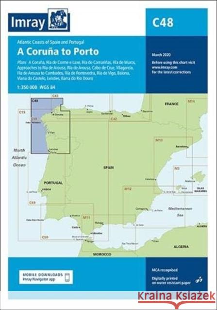 Imray Chart C48: A Coruna to Porto Imray 9781786792037