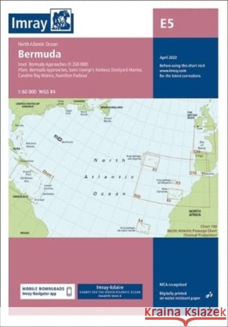 Imray Chart E5: Bermuda  9781786793461 Imray, Laurie, Norie & Wilson Ltd