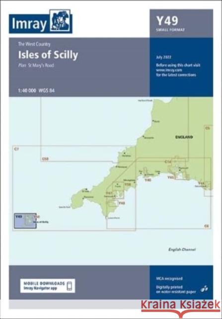 Imray Chart Y49: Isles of Scilly (Small Format) Imray 9781786794116