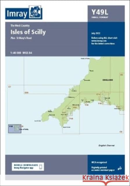 Imray Chart Y49 Laminated: Isles of Scilly (Small Format) Imray 9781786794123