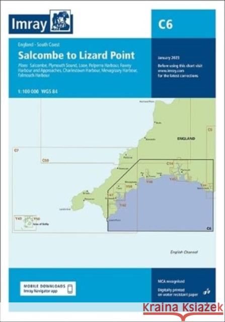 Imray Chart C6: Salcombe to Lizard Point Imray 9781786794734