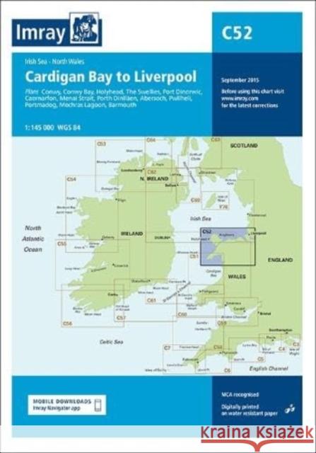 Imray Chart C52: Cardigan Bay to Liverpool Imray 9781786794987