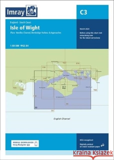 Imray Chart C3: Isle of Wight Imray 9781786795670