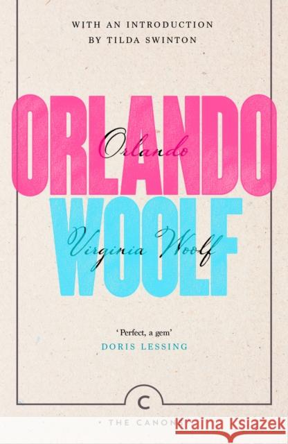 Orlando Virginia Woolf Tilda Swinton 9781786892454 Canongate Books