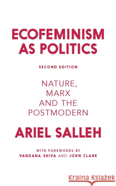Ecofeminism as Politics: Nature, Marx and the Postmodern Salleh, Ariel 9781786990402 Zed Books