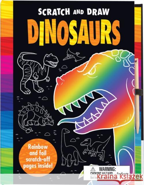 Scratch & Draw Dinosaurs - Scratch Art Activity Book Nat Lambert Barry Green  9781787007185 Imagine That Publishing Ltd