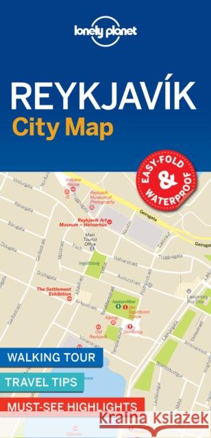 Lonely Planet Reykjavik City Map Lonely Planet 9781787014466 Lonely Planet