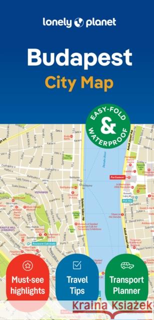 Lonely Planet Budapest City Map Lonely Planet 9781787016675 Lonely Planet Global Limited