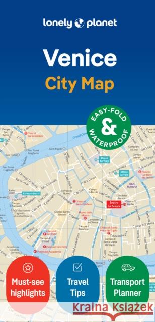 Lonely Planet Venice City Map Lonely Planet 9781787017917 Lonely Planet