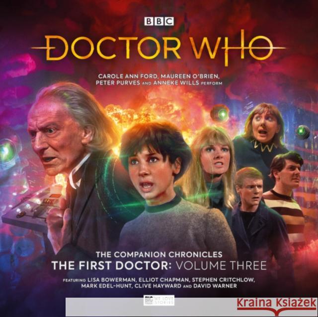 The Companion Chronicles: The First Doctor Adventure Volume 3 Julian Richards, Guy Adams, Ian Atkins, Paul Morris, Steve Foxon @ FoxYason Studios, Tom Webster, Lisa Bowerman, Carole  9781787035904