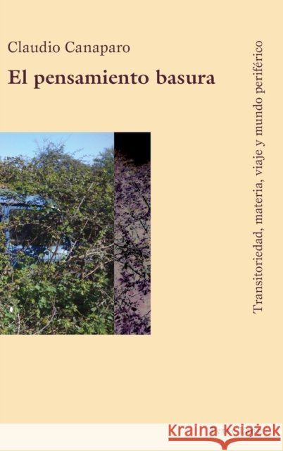 El Pensamiento Basura: Transitoriedad, Materia, Viaje Y Mundo Periférico Canaparo, Claudio 9781787072633 Peter Lang Ltd