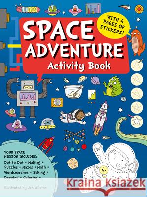 Space Adventure Activity Book Jen Smith 9781787080034 Button Books