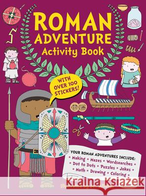 Roman Adventure Activity Book Alliston Jen 9781787080430 Button Books