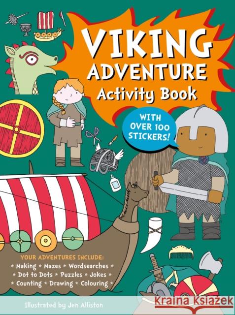 Viking Adventure Activity Book Jen Alliston 9781787080744 Button Books