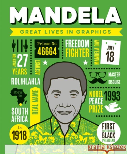 Great Lives in Graphics: Mandela Button Books 9781787081369