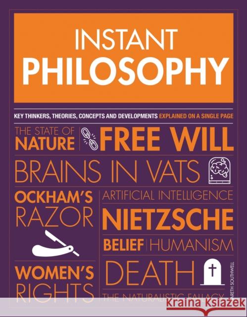 Instant Philosophy: Key Thinkers, Theories, Discoveries and Concepts Gareth Southwell 9781787394209 Headline Publishing Group