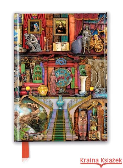 Aimee Stewart: Museum Bookshelves (Foiled Journal) Flame Tree Studio 9781787550100 Flame Tree Publishing