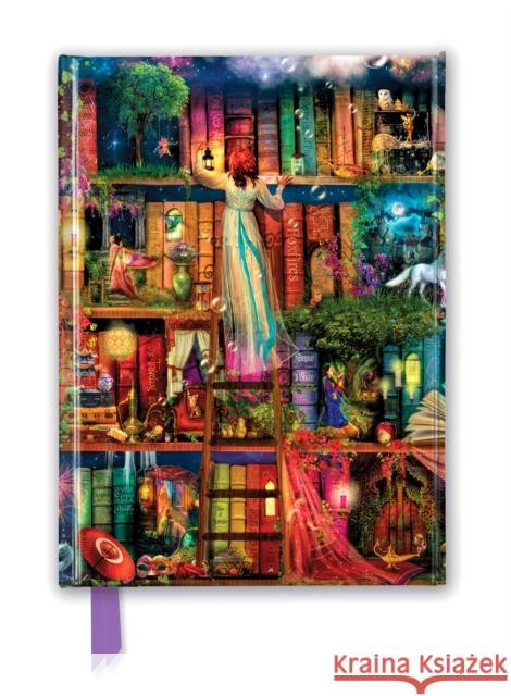 Aimee Stewart: Treasure Hunt Bookshelves (Foiled Journal) Flame Tree Studio 9781787550339 Flame Tree Publishing