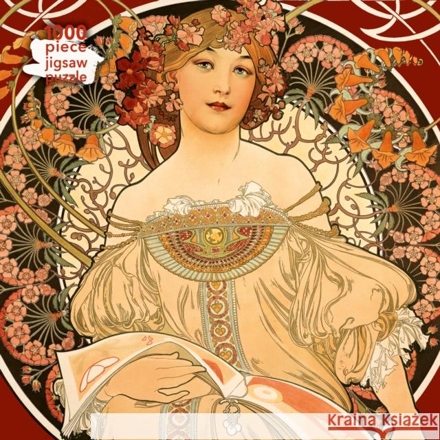 Adult Jigsaw Puzzle Alphonse Mucha: Reverie: 1000-Piece Jigsaw Puzzles Flame Tree Studio 9781787550889 Flame Tree Publishing