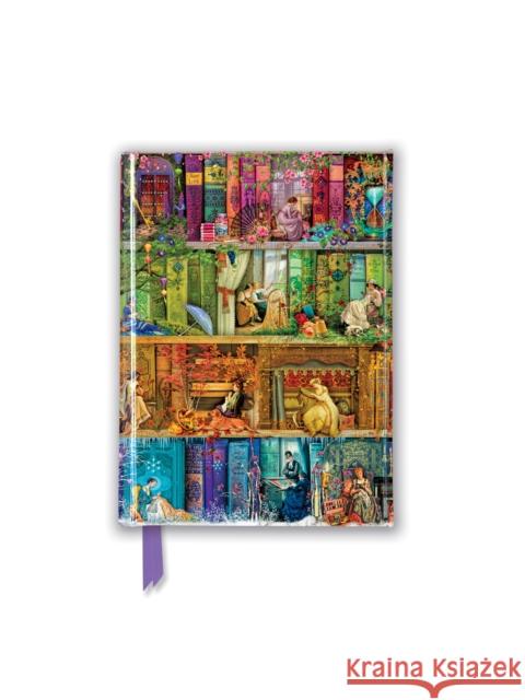 Aimee Stewart: A Stitch in Time Bookshelf (Foiled Pocket Journal) Flame Tree Studio 9781787555792 Flame Tree Publishing