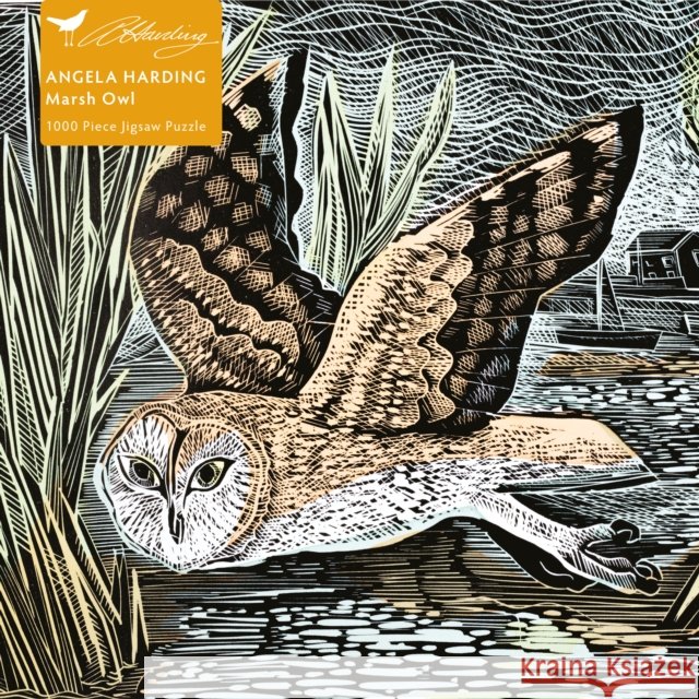 Adult Jigsaw Puzzle Angela Harding: Marsh Owl : 1000-piece Jigsaw Puzzles Flame Tree Studio 9781787556126 Flame Tree Publishing