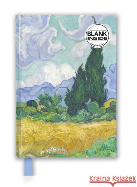 Vincent van Gogh: Wheat Field with Cypresses (Foiled Blank Journal)  9781787558533 Flame Tree Publishing