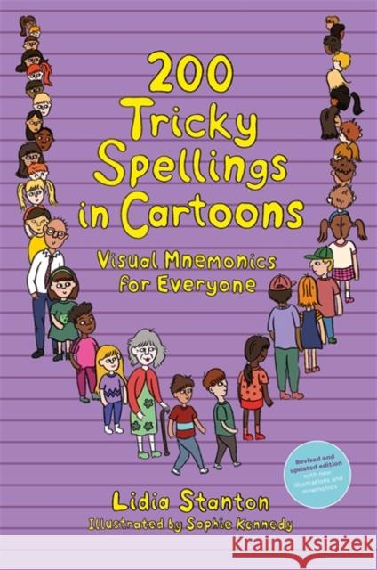 200 Tricky Spellings in Cartoons: Visual Mnemonics for Everyone - Us Edition Stanton, Lidia 9781787755406 Jessica Kingsley Publishers