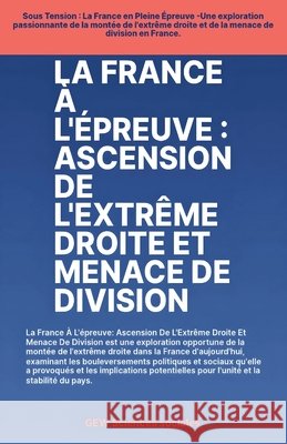 La France ? L'?preuve Gew Sciences Sociales                    Hichem Karoui 9781787959682 Gew: La Voix de la Mediterranee