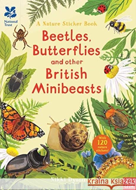 National Trust: Beetles, Butterflies and other British Minibeasts Nikki Dyson   9781788004039