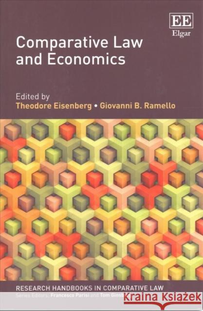 Comparative Law and Economics Theodore Eisenberg Giovanni B. Ramello  9781788114035