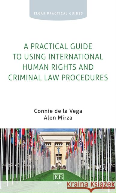 A Practical Guide to Using International Human Rights and Criminal Law Procedures Connie de la Vega Alen Mirza  9781788119719 Edward Elgar Publishing Ltd